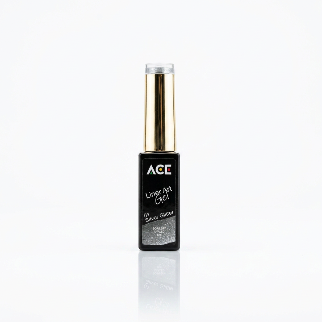ACE Liner Gel 01 Silver Glitter