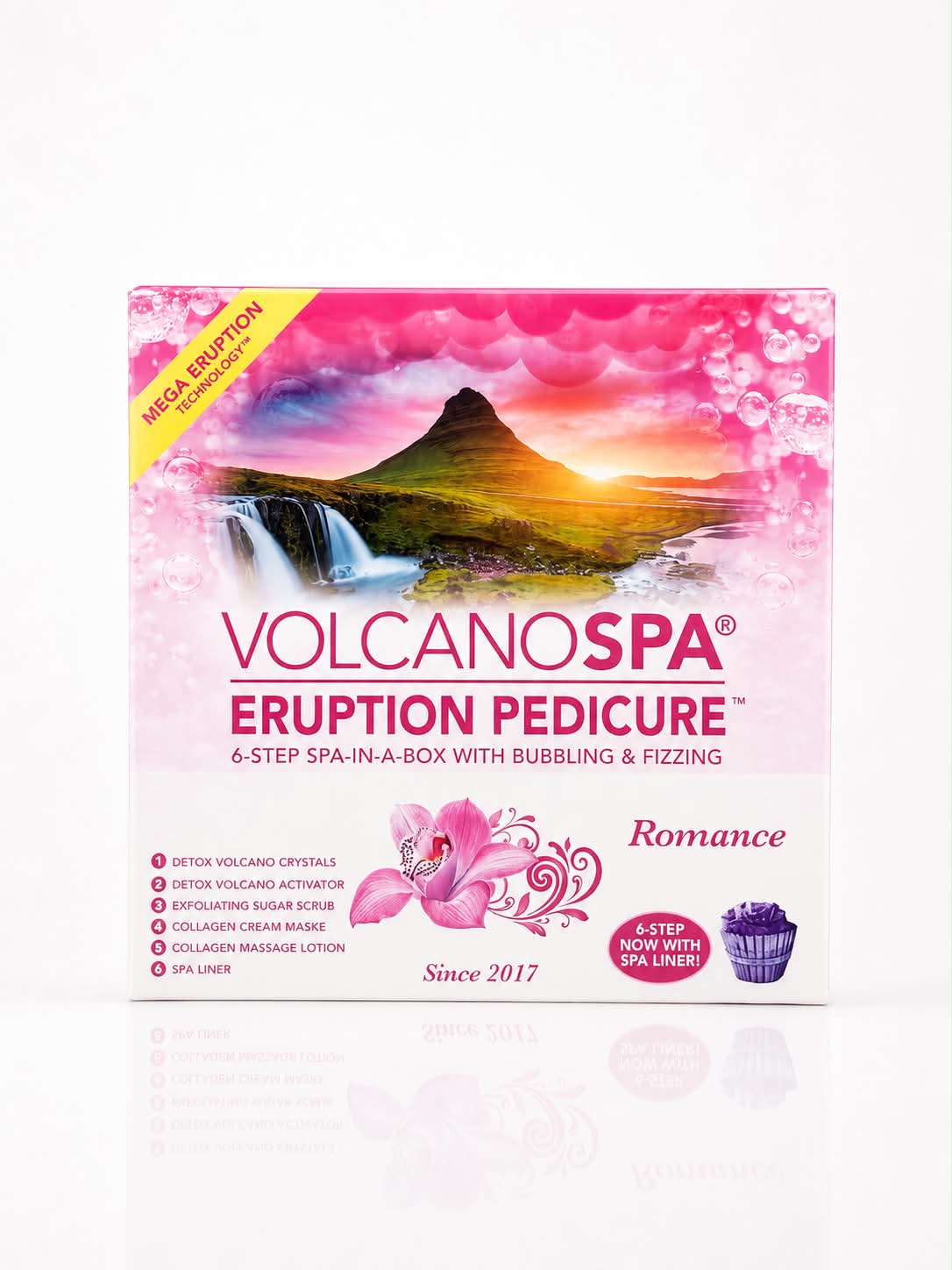 Volcano Pedicure Spa 6 Steps - Romance