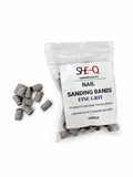 SheQ Zebra Nail Sanding band - 100 pcs