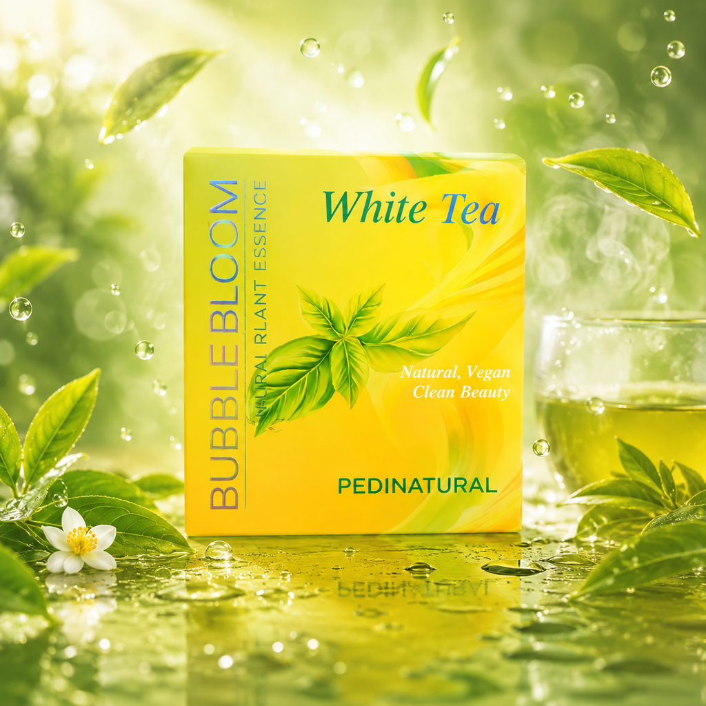 Pedinatural Bubble Bloom Pedicure - White Tea