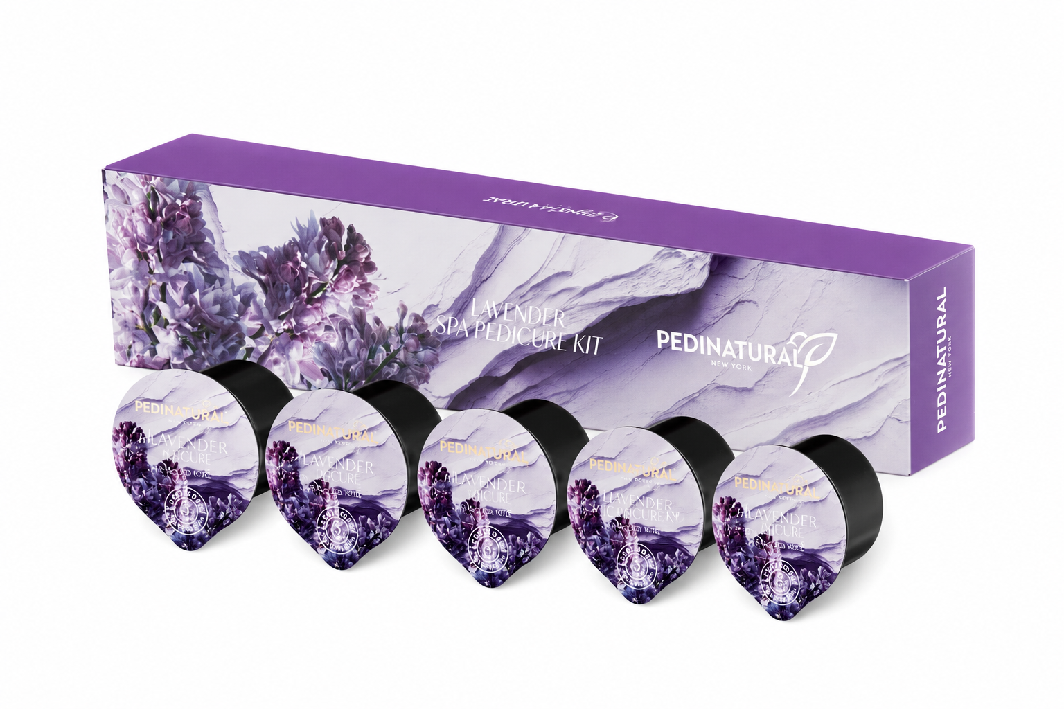 PEDINATURAL Pedicure Kit 5in1 - Lavender