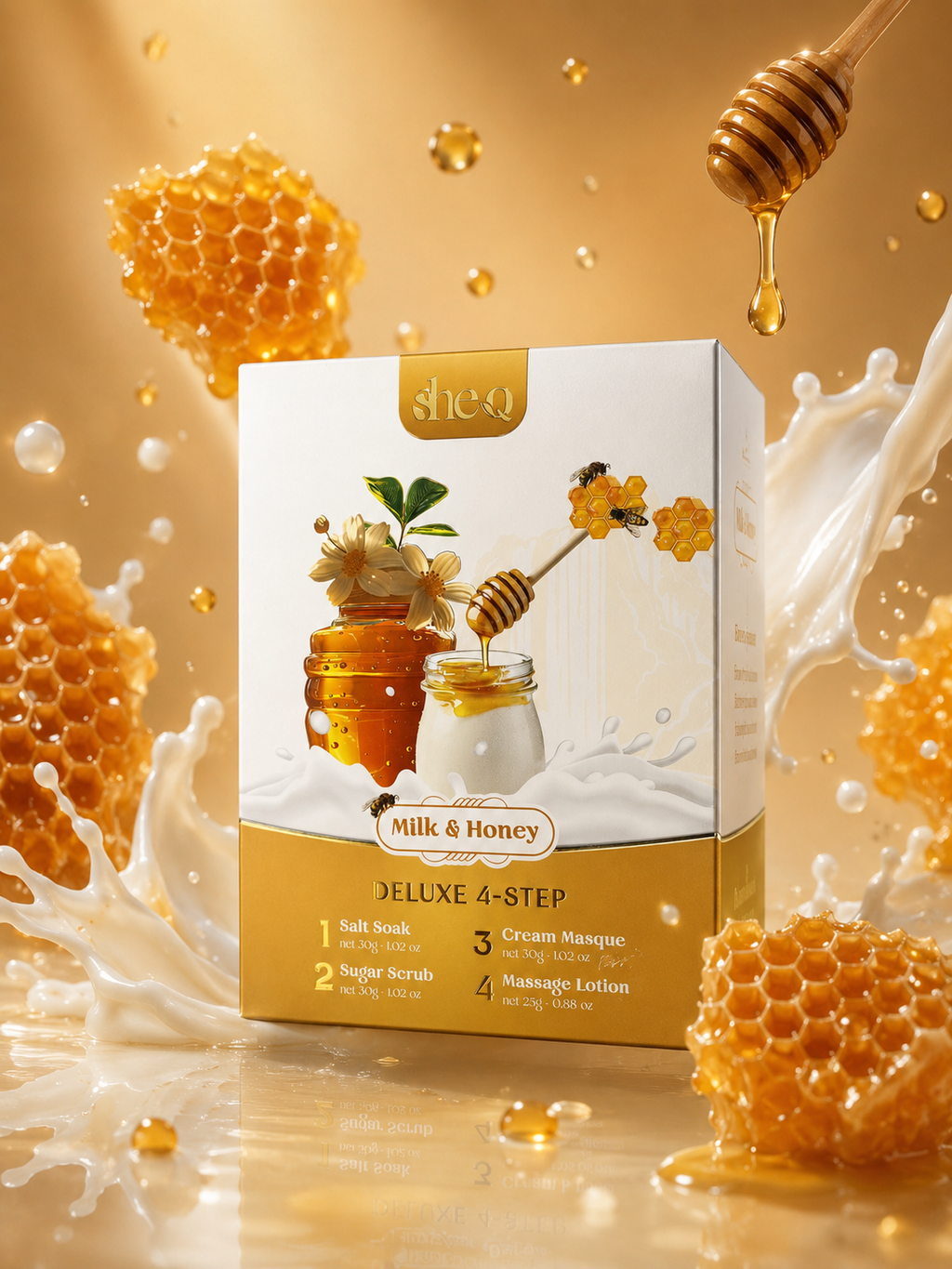 SheQ Deluxe 4 Step - Milk & Honey