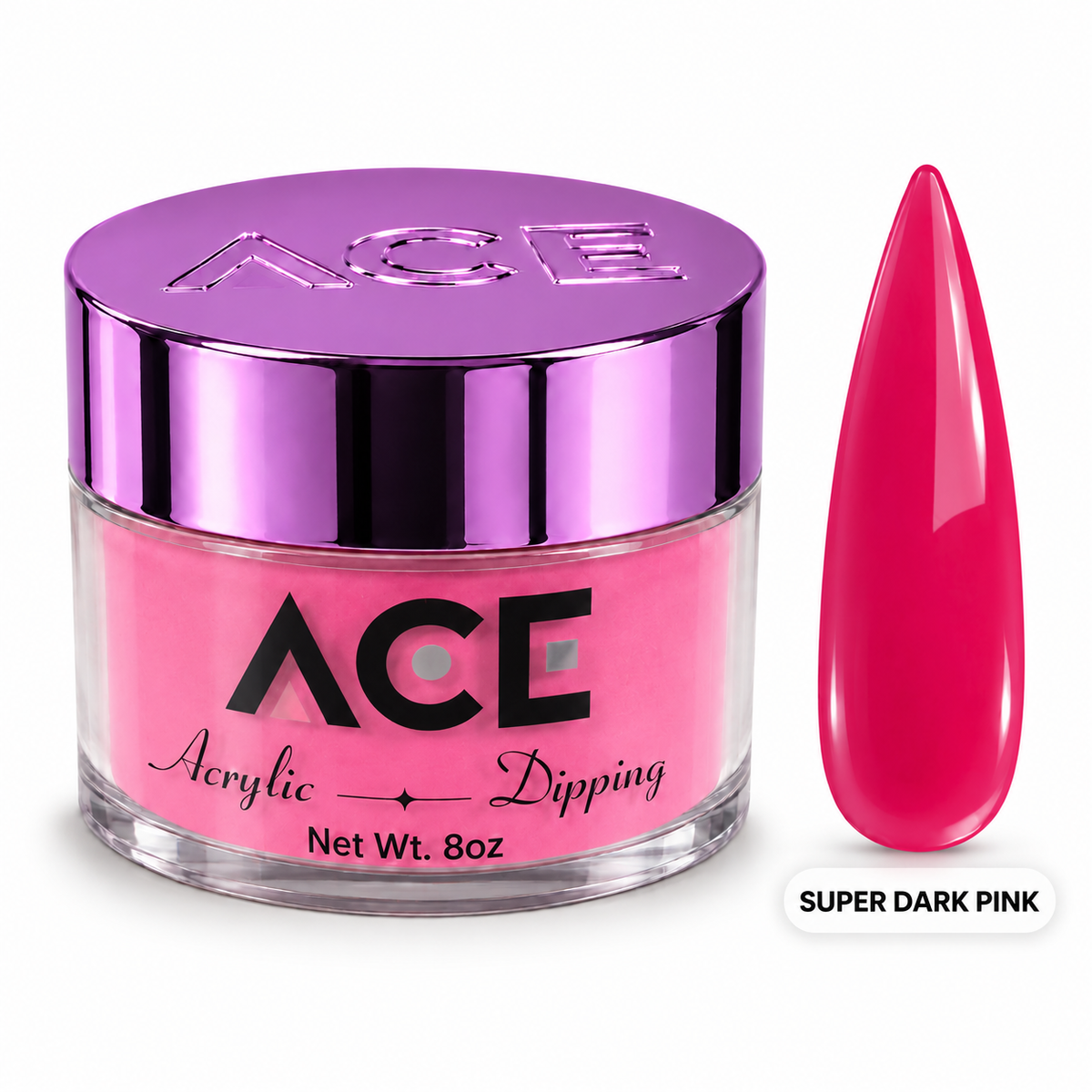 ACE Acrylic - Dipping Powder Super Dark Pink