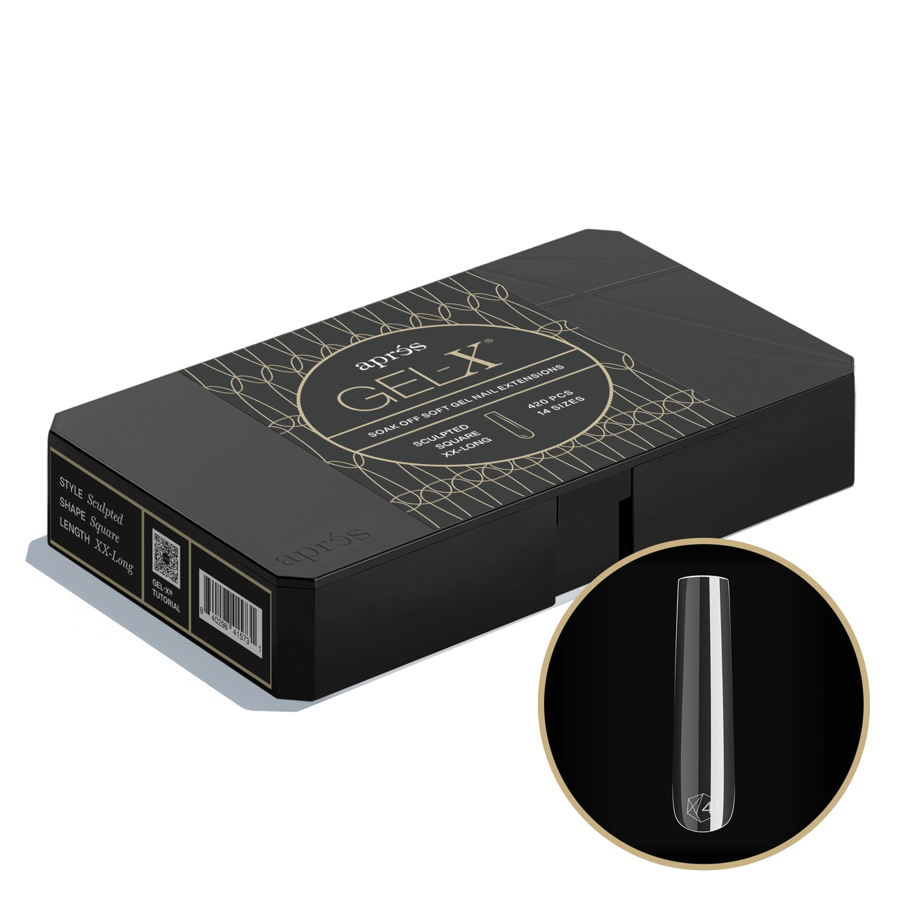 Apres Gel-X Sculpted Square XX-Long Box of Tips (420pcs)