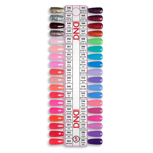 DND Gel & Lacquer #546 - #581