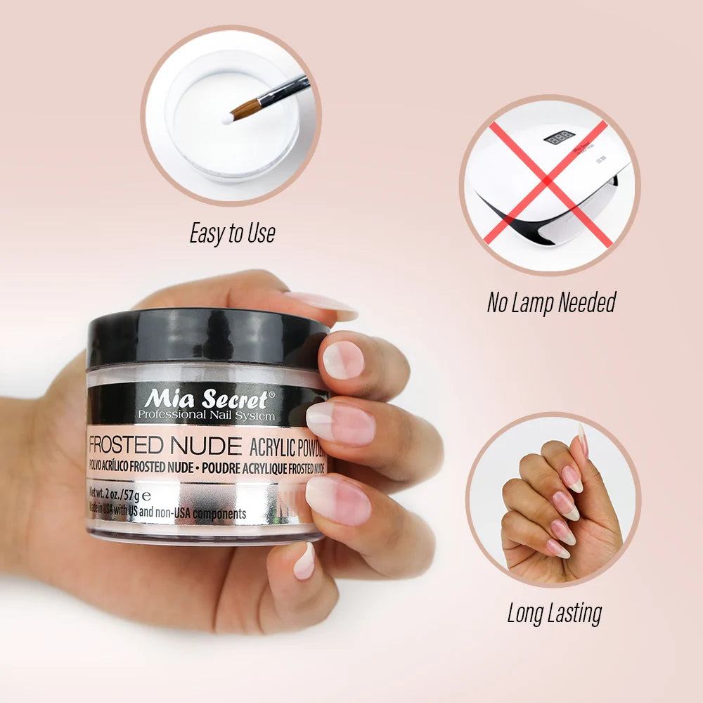 Mia Secrect Frosted Nude Acrylic Powder
