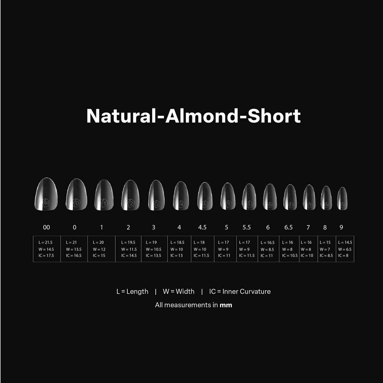 Apres Gel-X Natural Almond Short Box of Tips (600pcs)