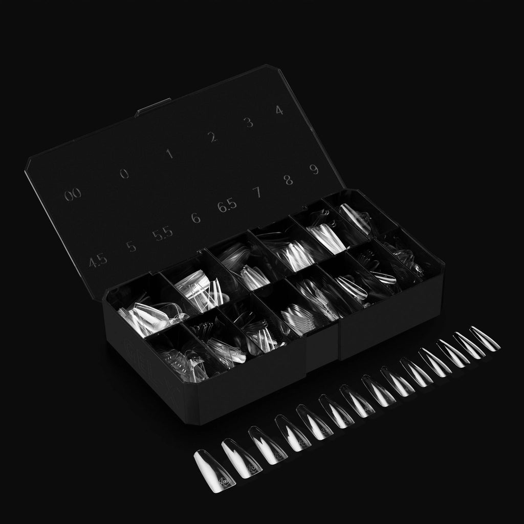 Apres Gel-X Natural Coffin Long Box of Tips (600pcs)