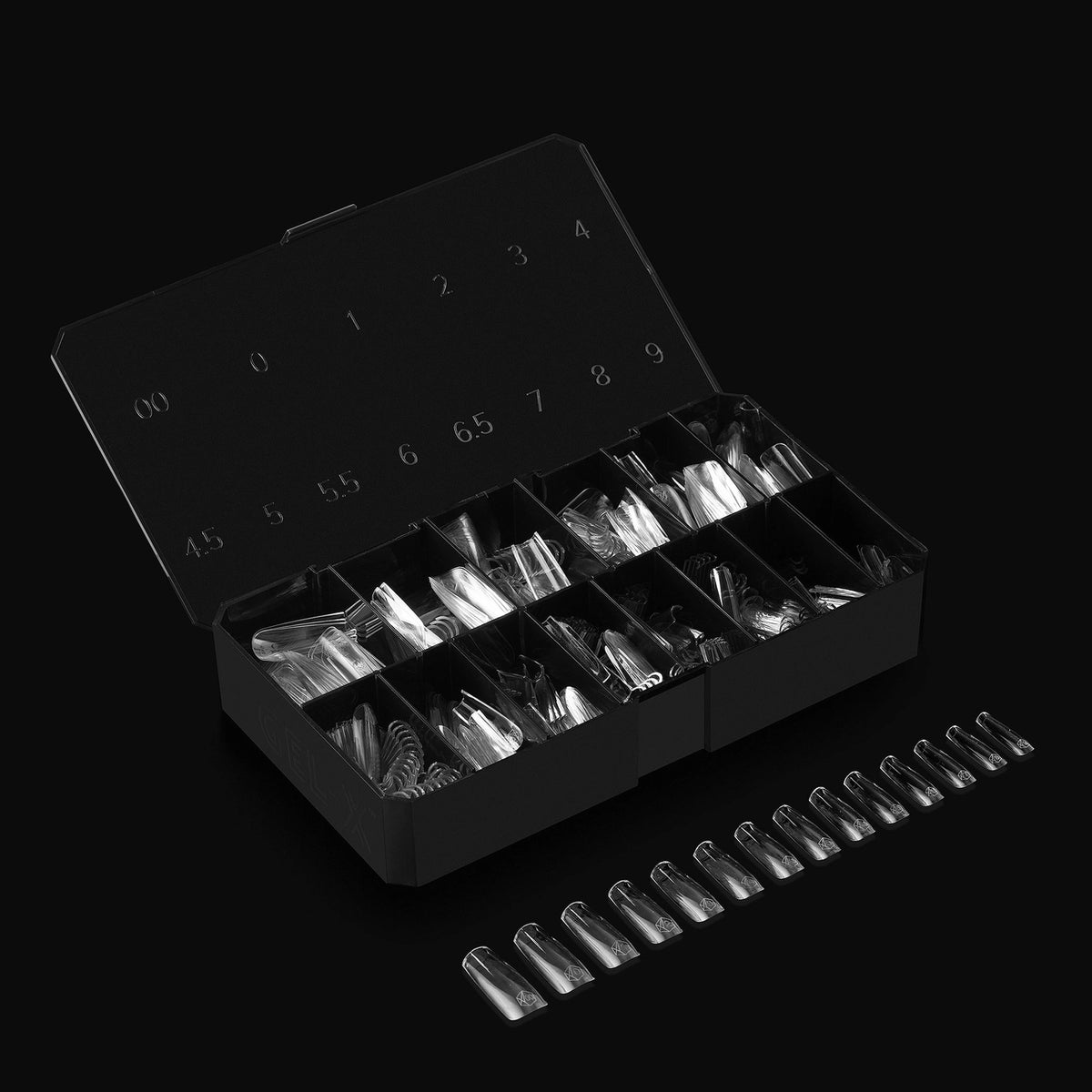 Apres Gel-X Natural Square Long Box Of Tips (600pcs)