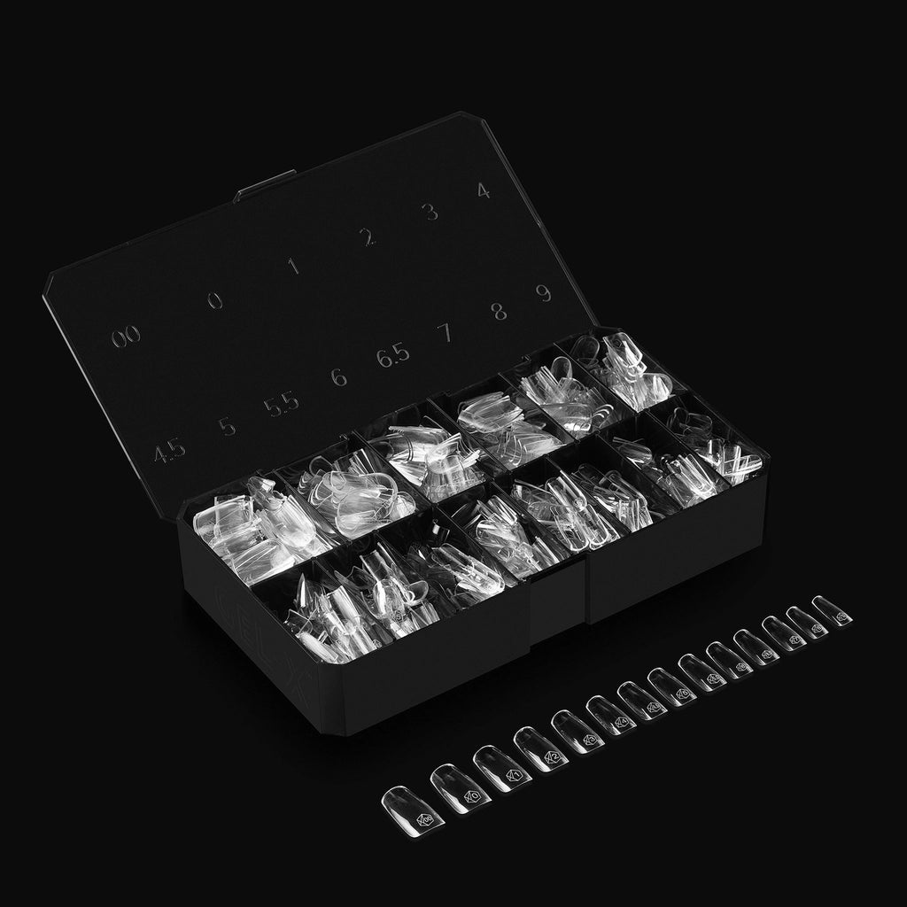 Apres Gel-X Natural Square Medium Box of Tips (600pcs)