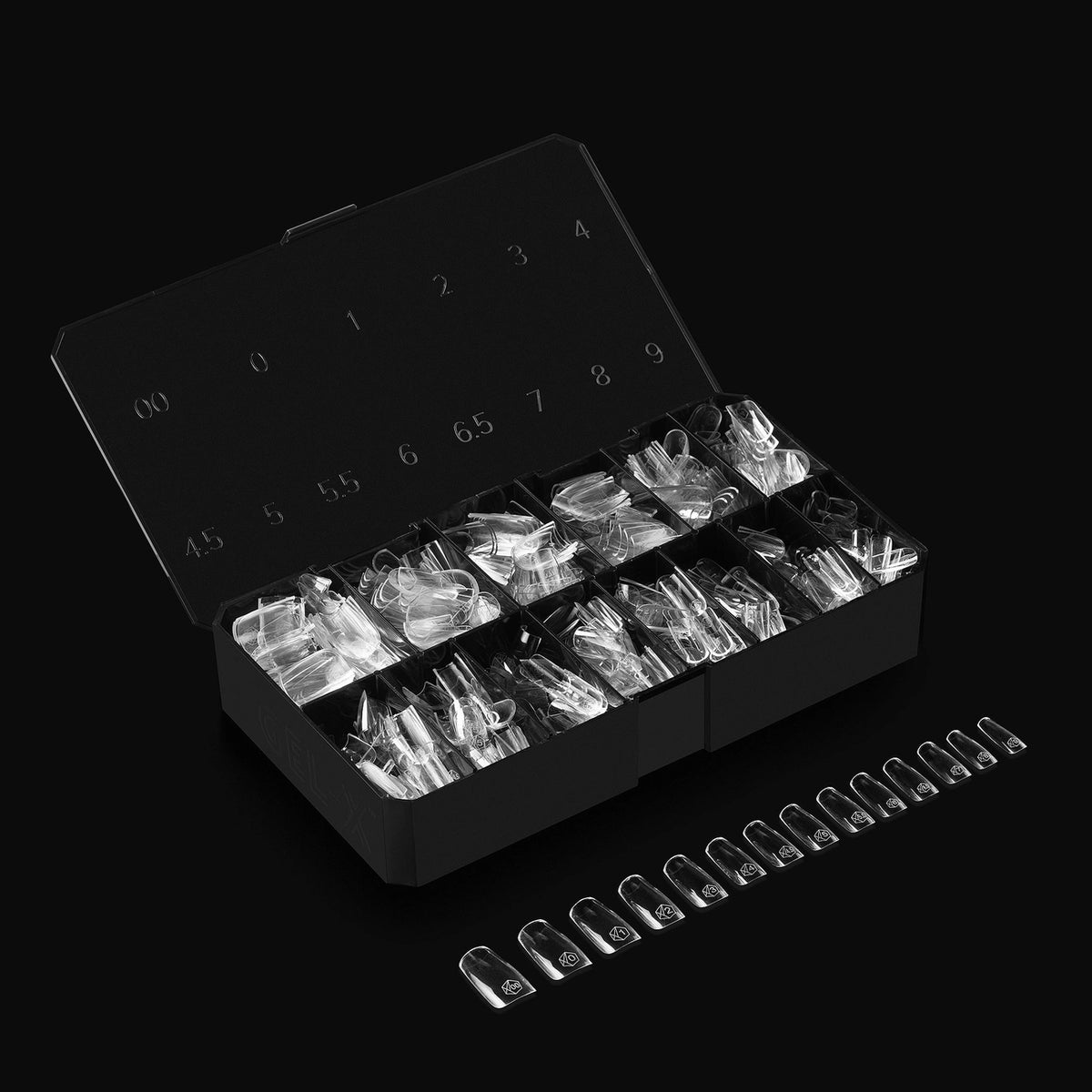 Apres Gel-X Natural Square Medium Box of Tips (600pcs)