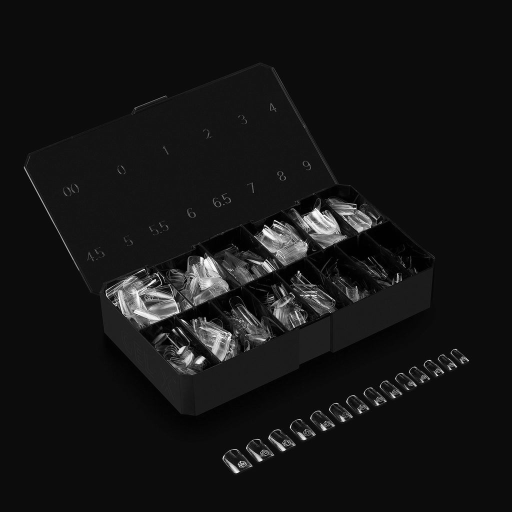Apres Gel-X Natural Square Short Box of Tips (600pcs)