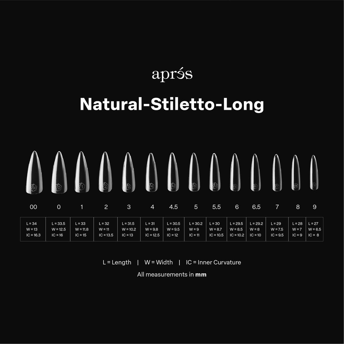 Apres Gel-X Natural Stiletto Long Box of Tips (600pcs)