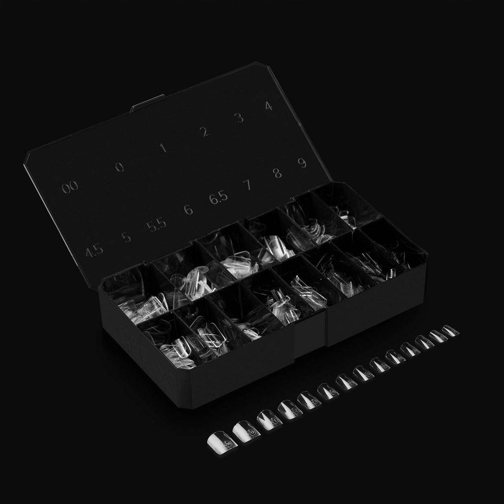 Apres Gel-X Natural Square Extra Short Box of Tips (600pcs)
