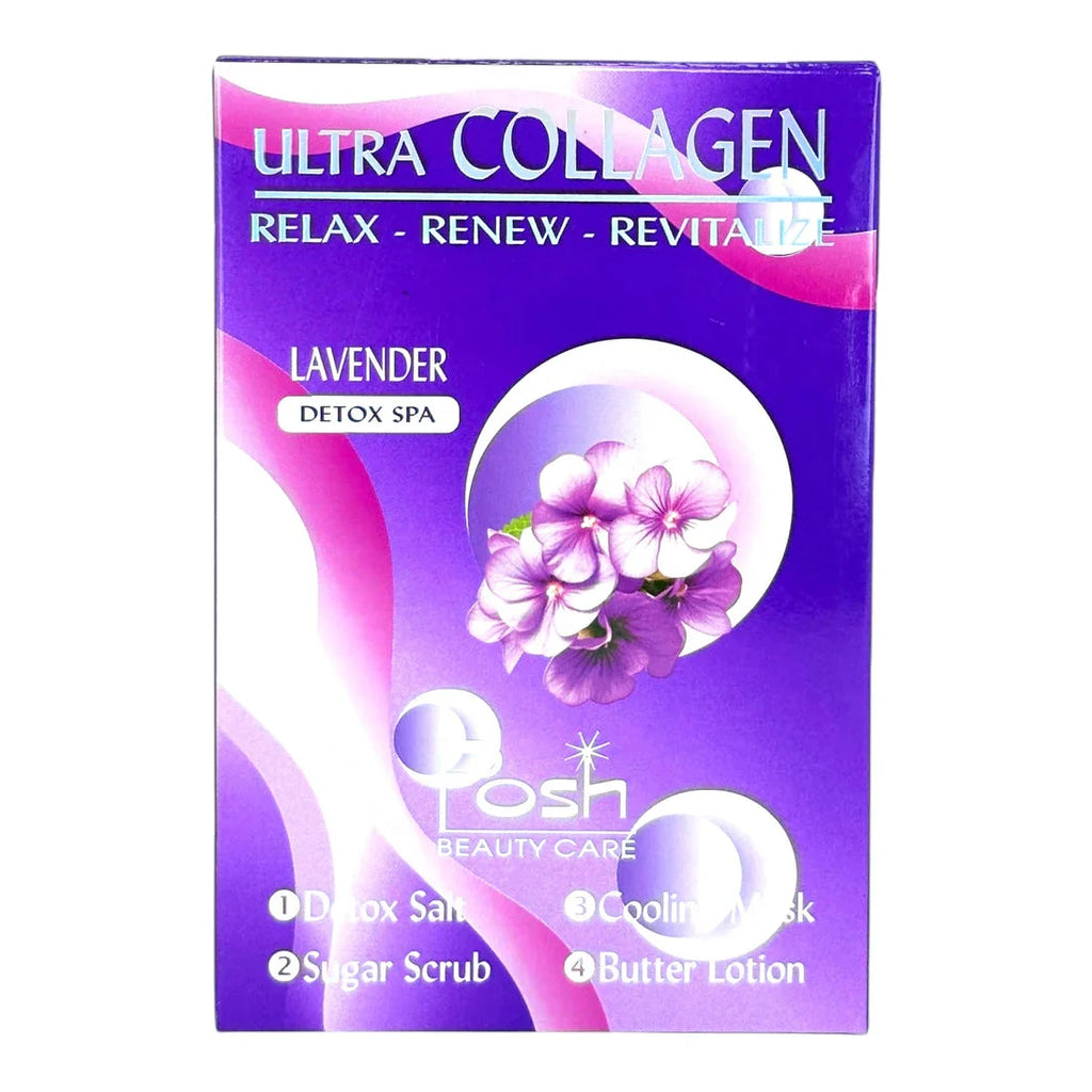 Posh Ultra Collagen 4-in-1 Pedicure/Manicure Kit - Lavender