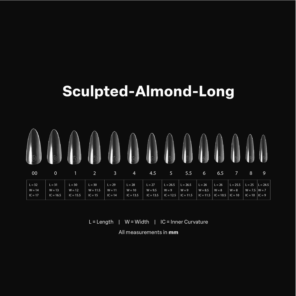 Apres Gel-X Sculpted Almond Long Box of Tips (600pcs)