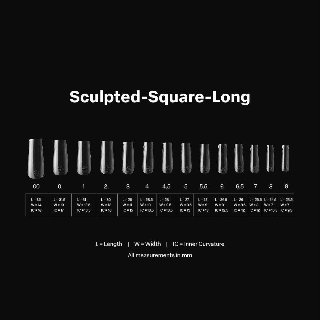 Apres Gel-X Sculpted Square Long Box of Tips (600pcs)
