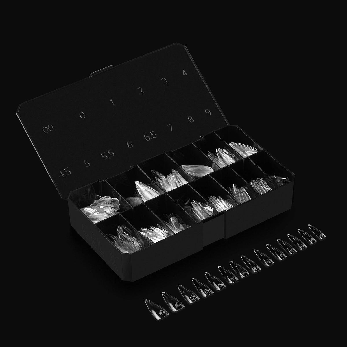 Apres Gel-X Sculpted Stiletto Long Box of Tips (600pcs)