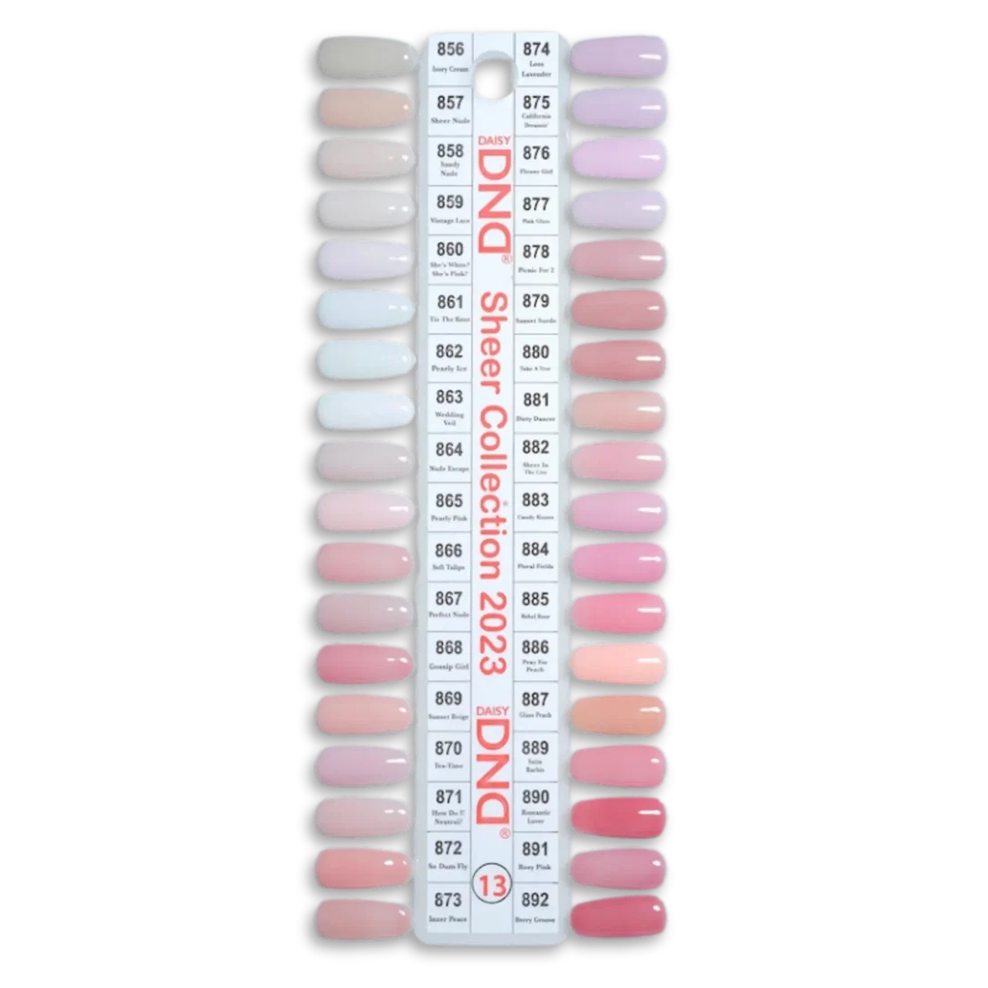 DND Gel & Lacquer #856 - #892
