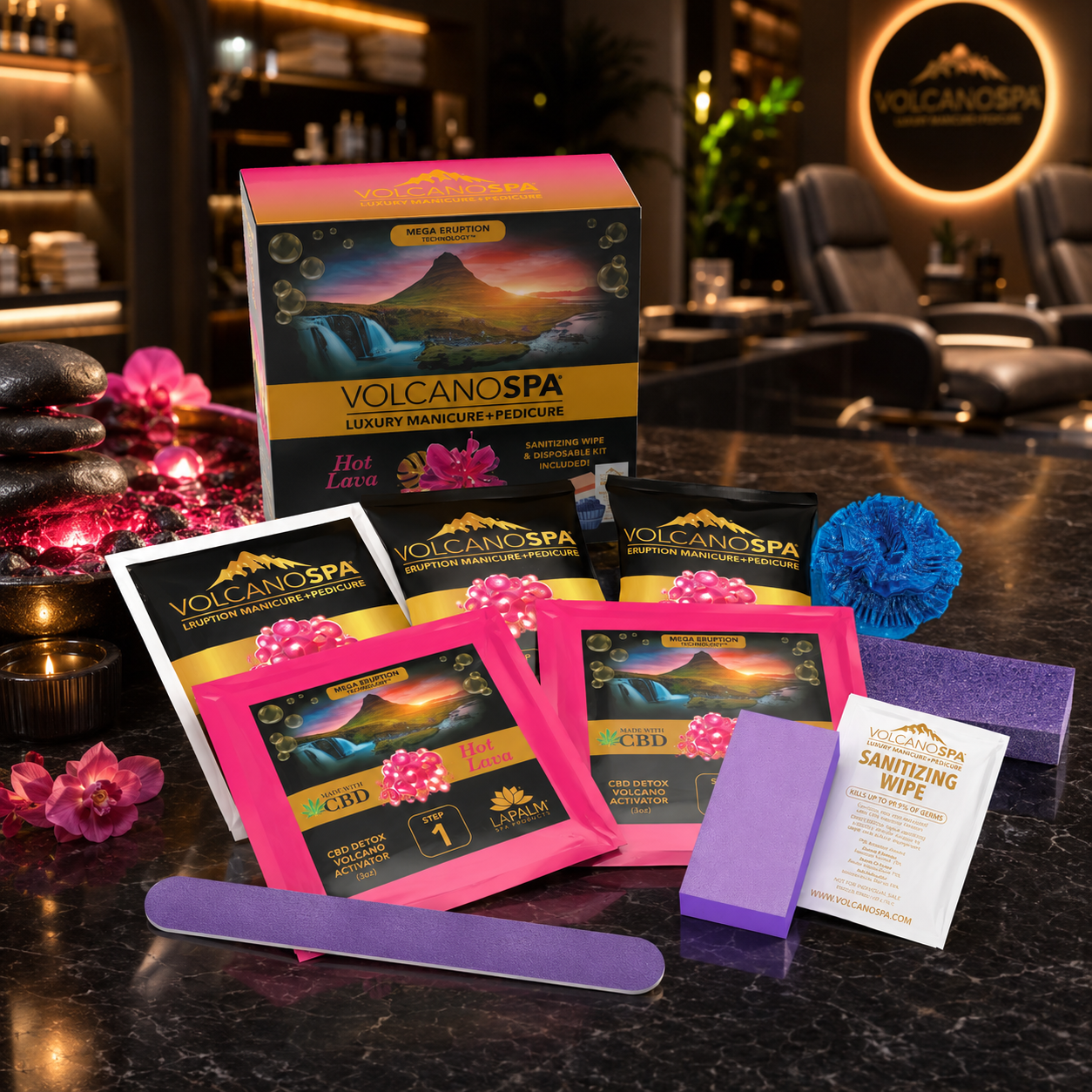 VolcanoSpa CBD + Edition Hot Lava