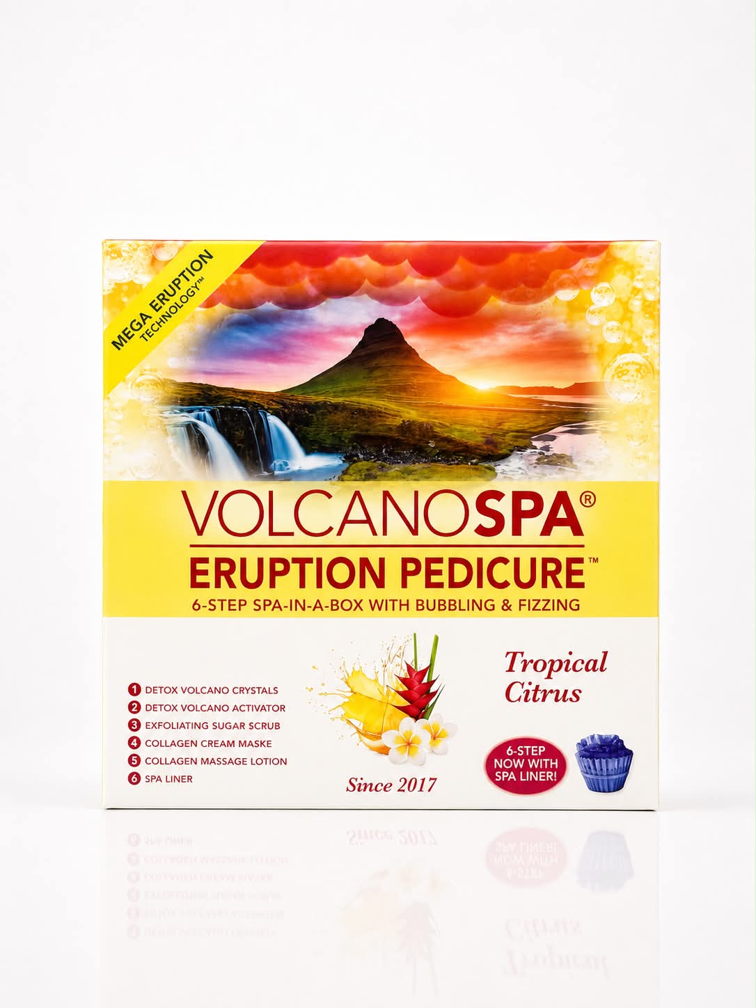 Volcano Pedicure Spa 6 Steps - Tropical Citrus