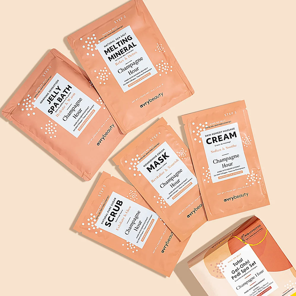 Total Gel-Ohh! Pedi Spa Set - Champagne Hour