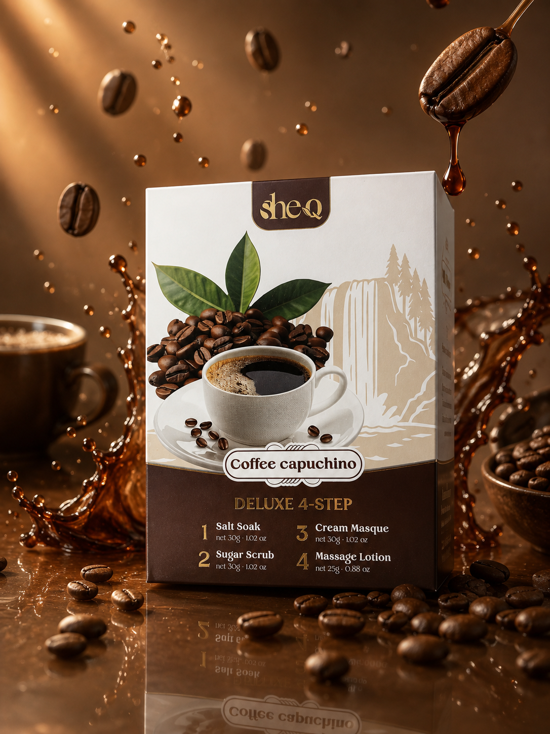 SheQ Deluxe 4 Step - Coffee Capuchino