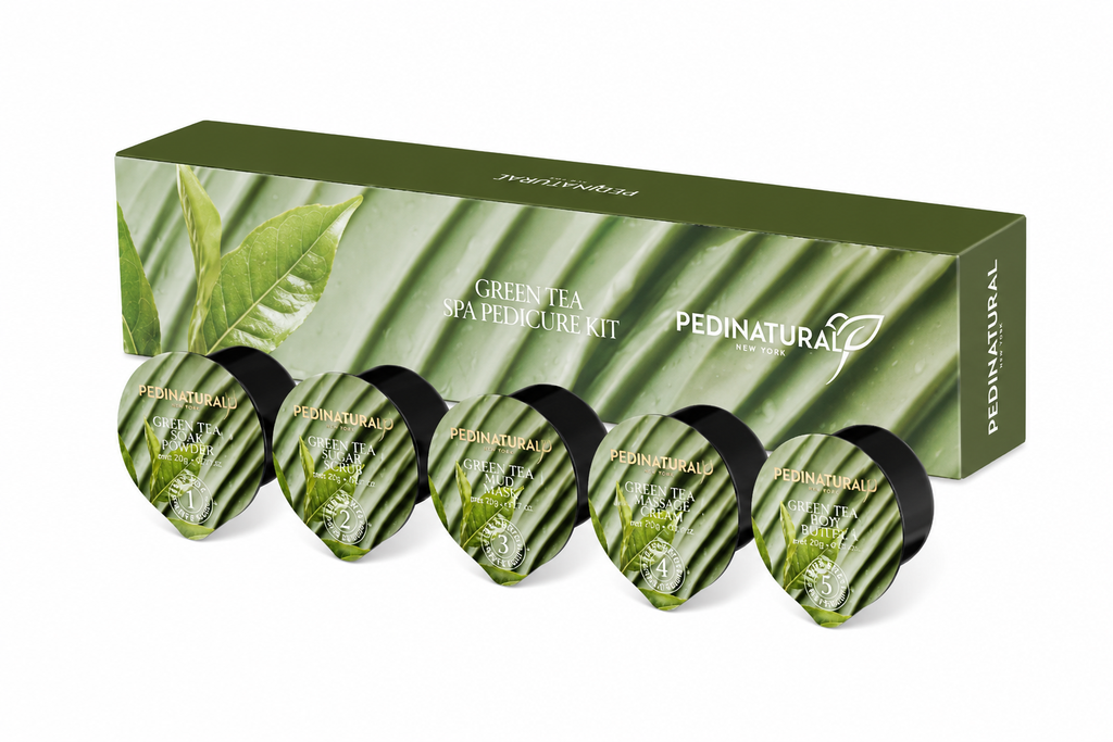 PEDINATURAL Pedicure Kit 5in1 - Green Tea