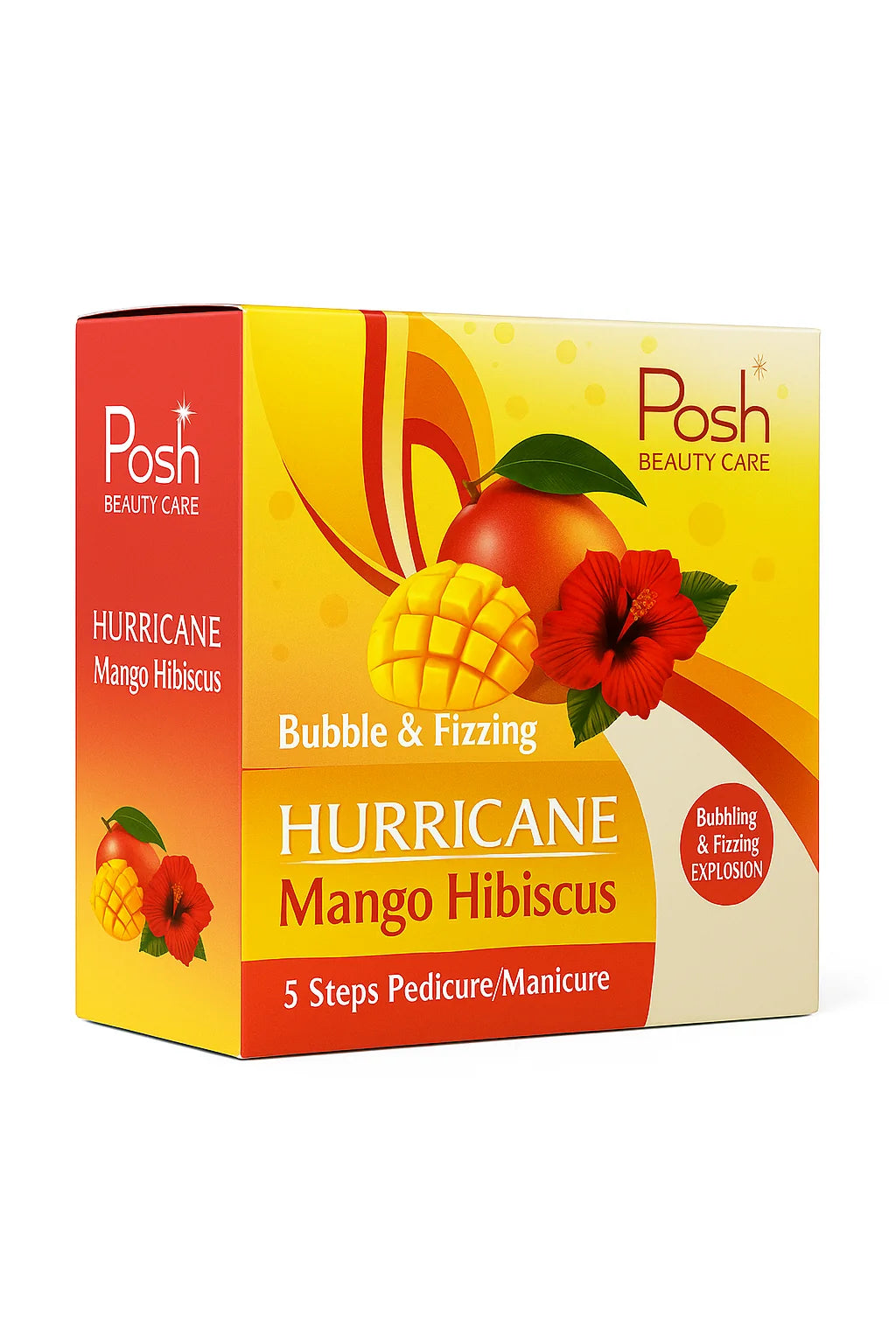 Posh Hurricane 5 Steps - Mango Hibiscus