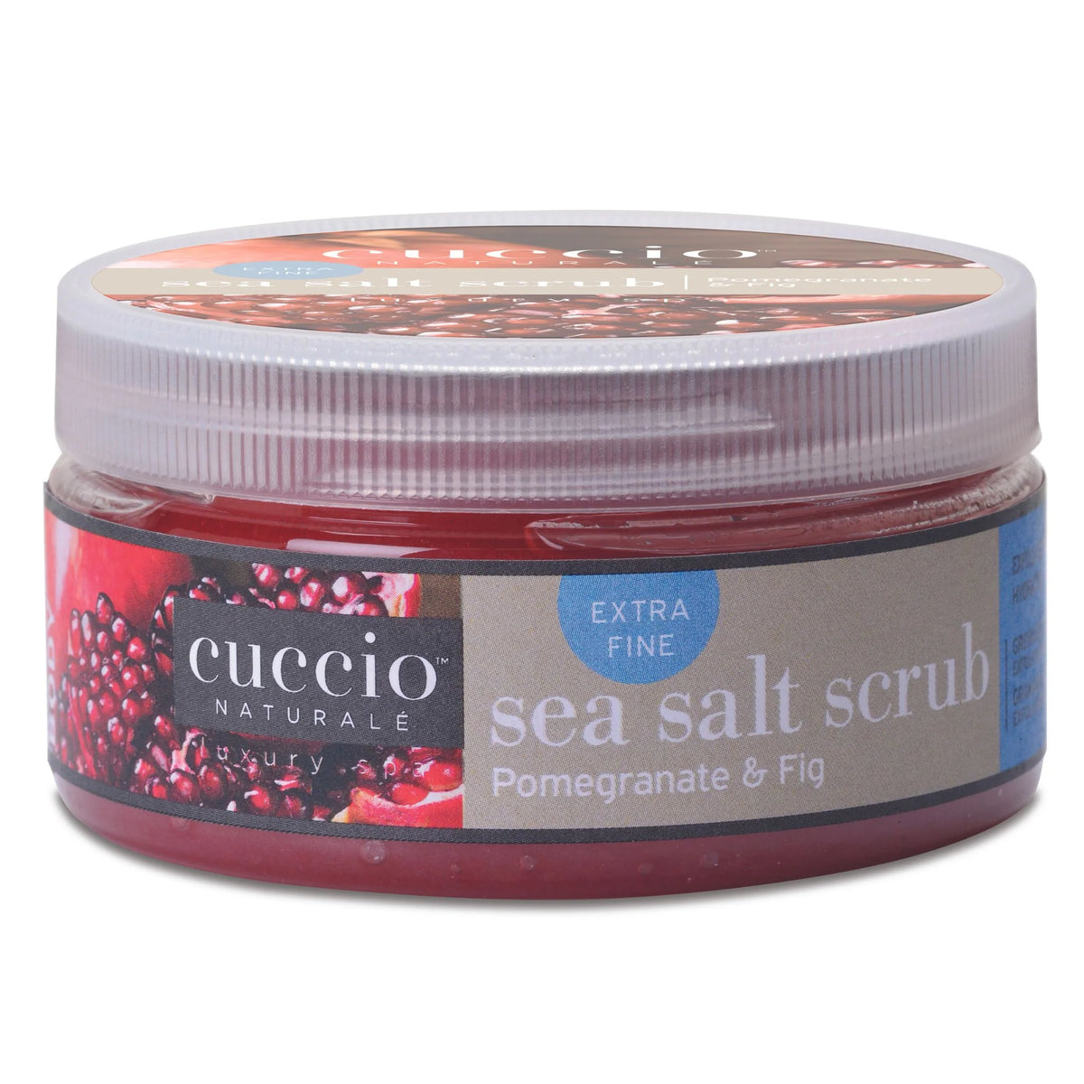 Cuccio Naturale  Pomegranate & Fig Extra Fine Sea Salt Scrub 8oz