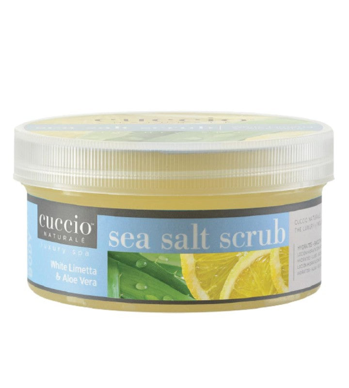 White Limetta & Aloe Vera Sea Salt Scrub 553g